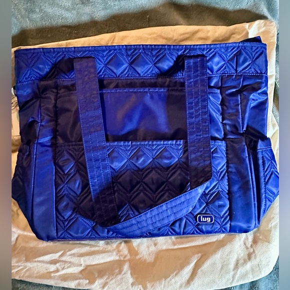 Lug Signature Collection Charleston Tote in Cobalt Limited Edition - Picture 2 of 9